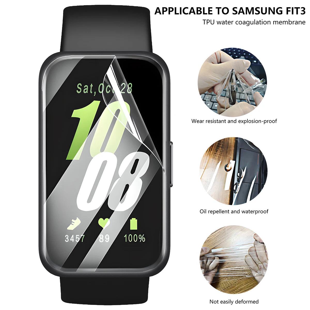 Soft Hydrogel Film for Samsung Galaxy Fit3