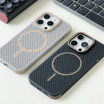 Slim Hollow Mesh MagSafe Protective Case for iPhone 15 Series
