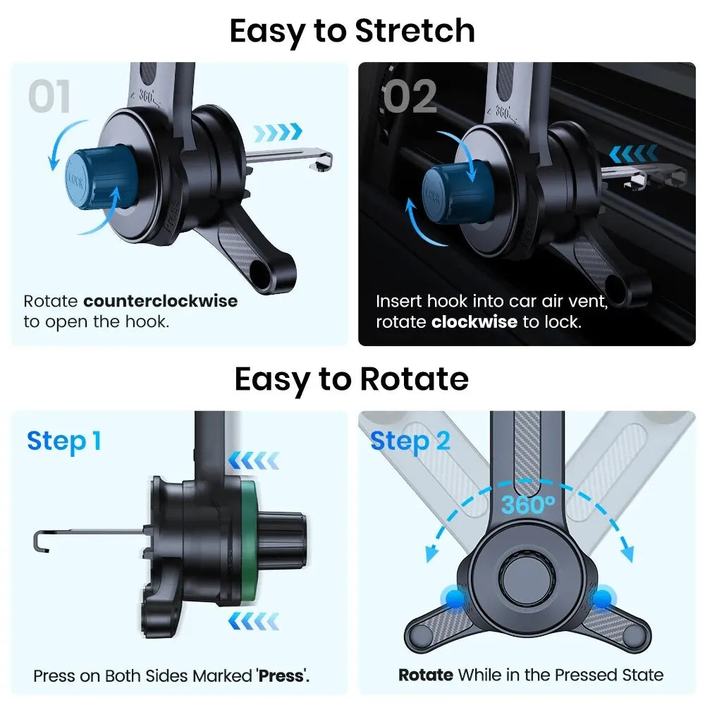 Superior Stability Car Phone Mount Holder
