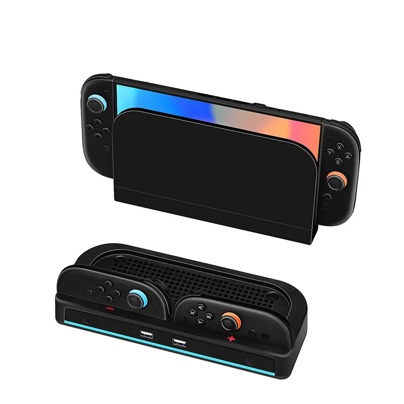 Nintendo Switch 2 Cooling Stand - RGB Fan, Adjustable Speeds