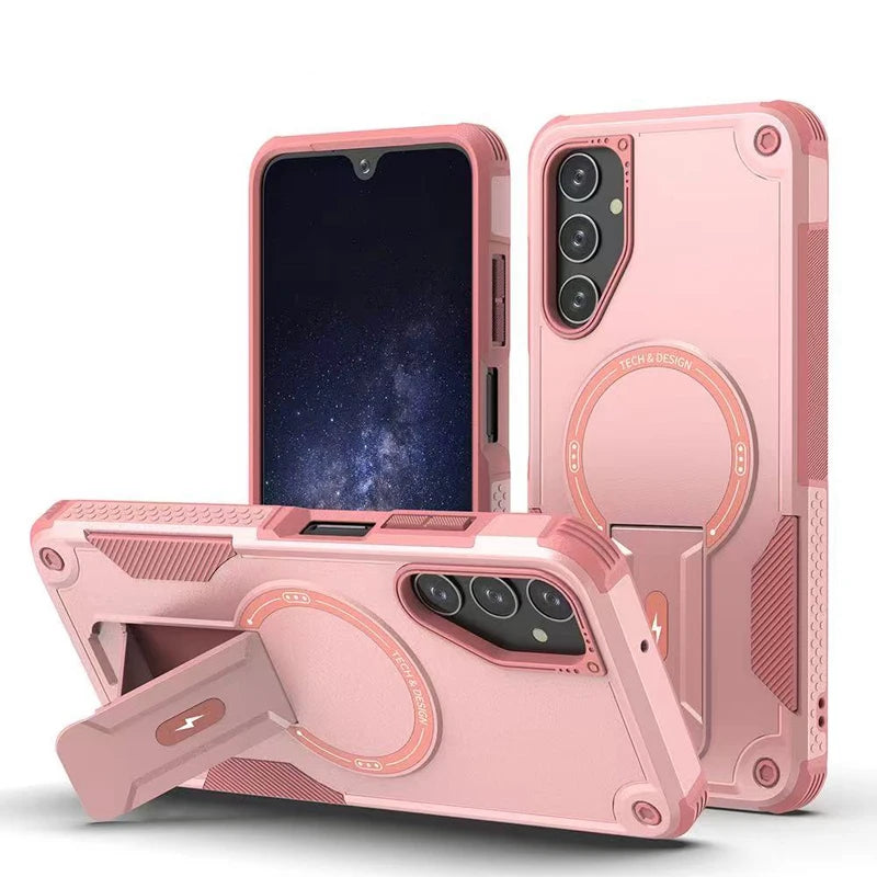 Shockproof Magnetic Case with Kickstand for Samsung Galaxy A56