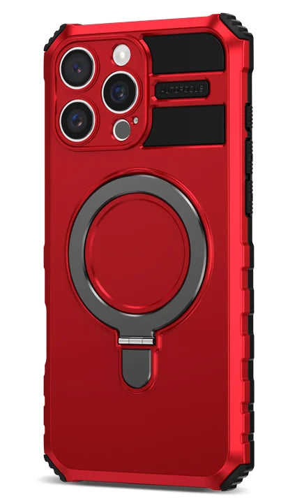 Heavy Duty MagSafe Case with Rotating Stand for iPhone 16 Series