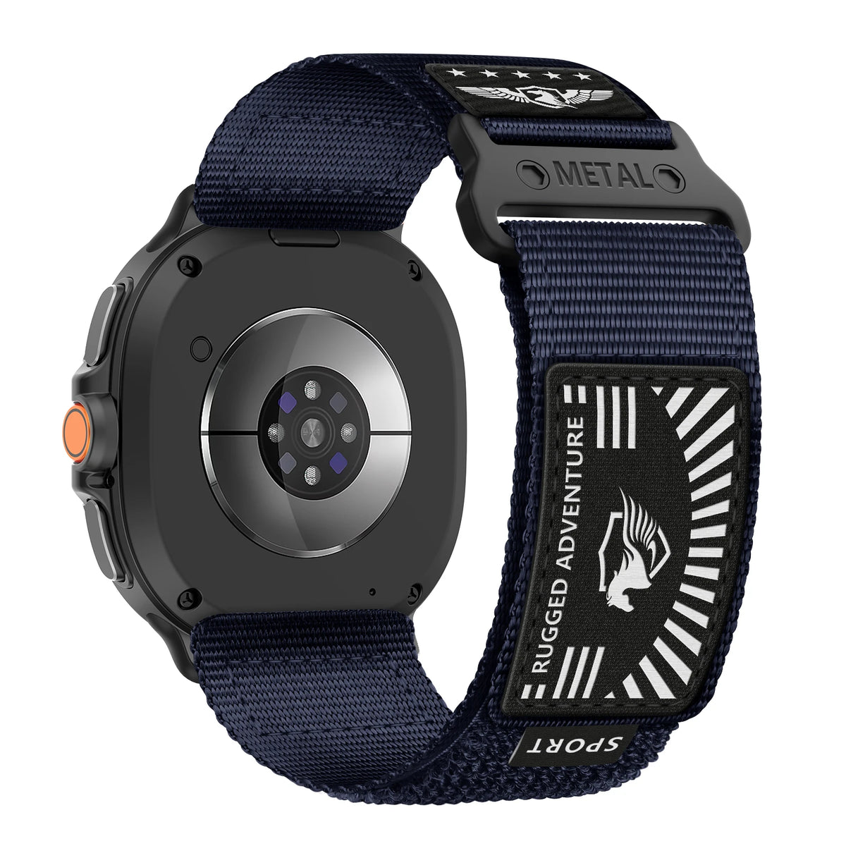 Woven Nylon Watch Strap with Metal Slide Buckle for Samsung Galaxy Watch 9