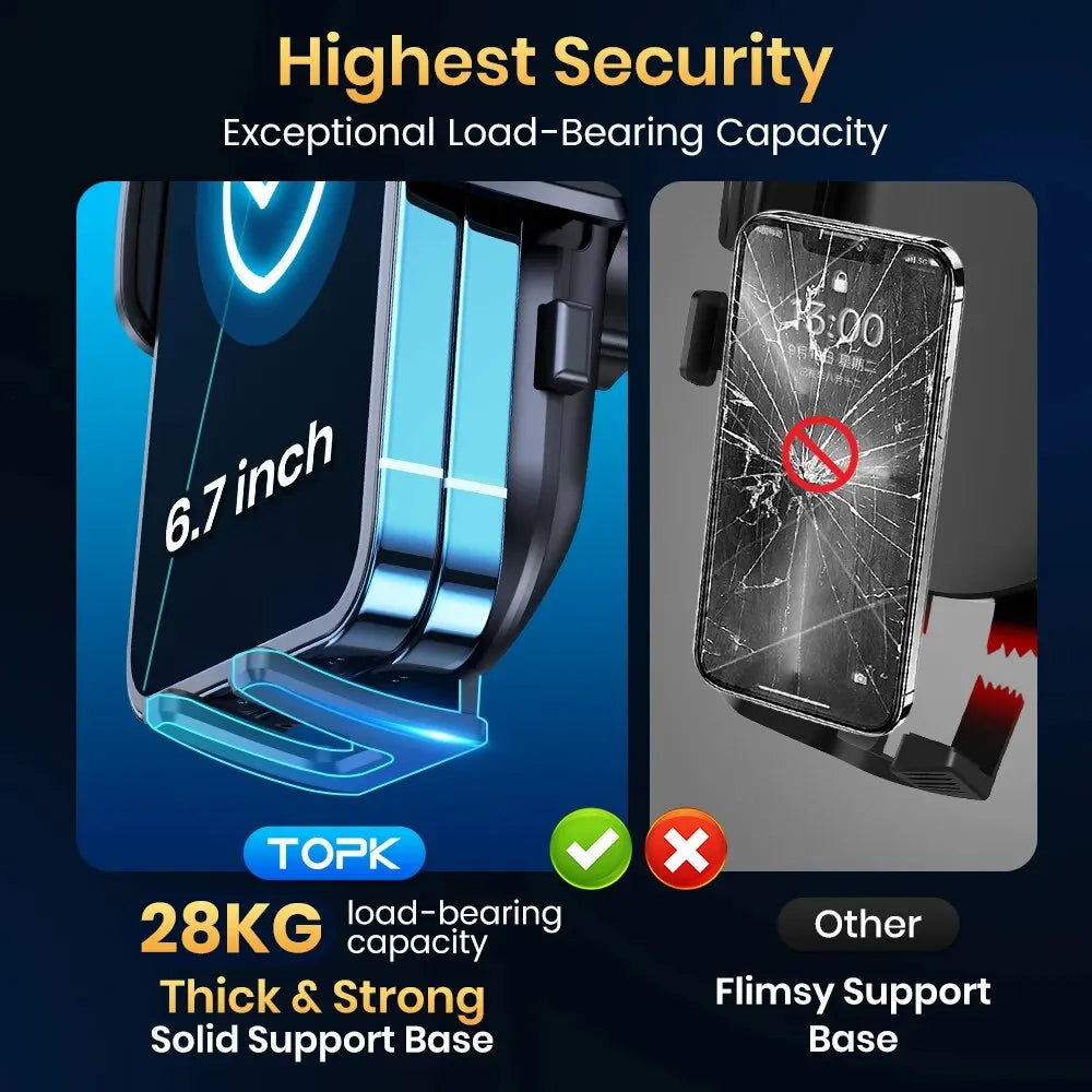 Superior Stability Car Phone Mount Holder