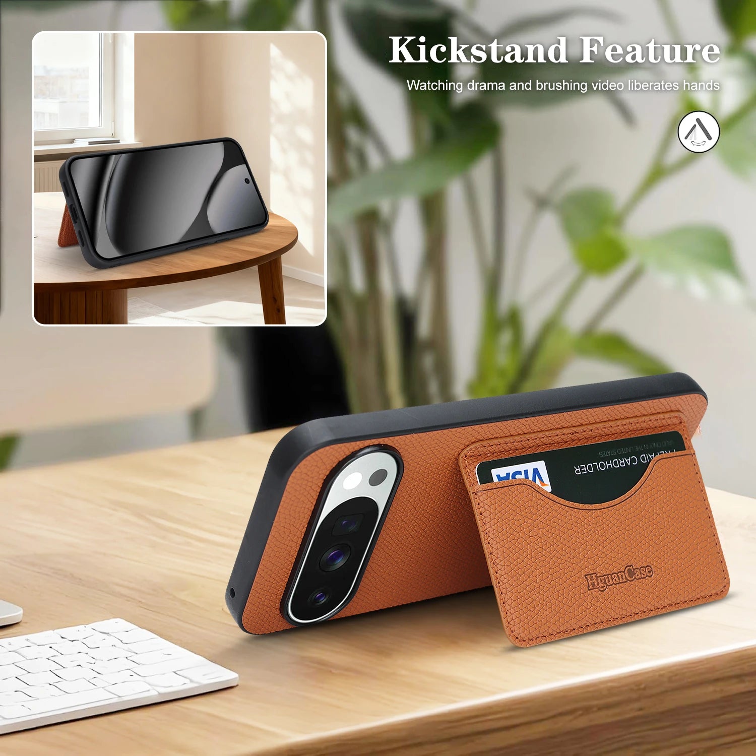 Business Leather Wallet Case for Google Pixel 9 Series