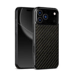 Woven Carbon Fiber MagSafe Case with Raised Lens Protection for iPhone 17 Series