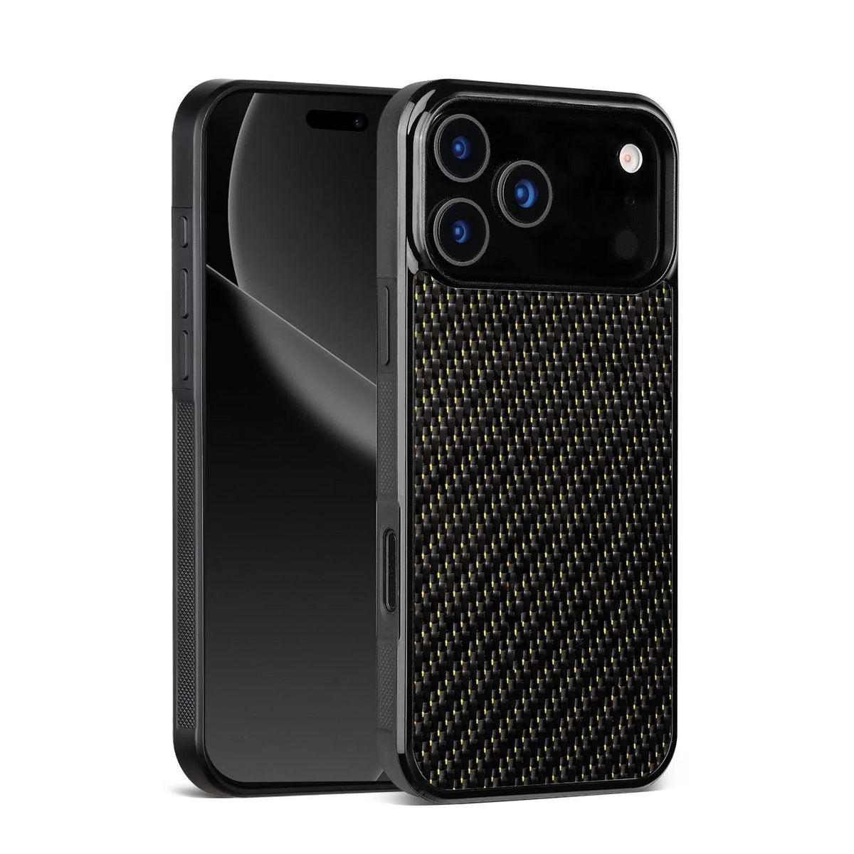 Woven Carbon Fiber MagSafe Case with Raised Lens Protection for iPhone 17 Series