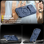 Xiaomi 17 Series Magnetic Case with Rotatable Ring Stand