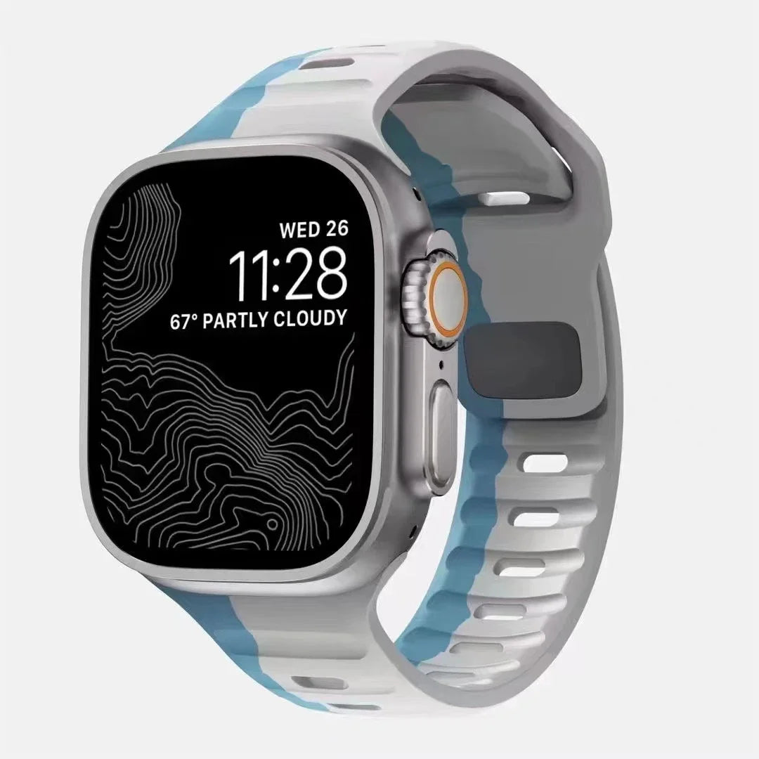 Soft Touch Silicone Strap for Apple Watch