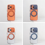 Shockproof Clear MagSafe Case with 360° Ring Stand for iPhone 17 Pro and 17 Pro Max