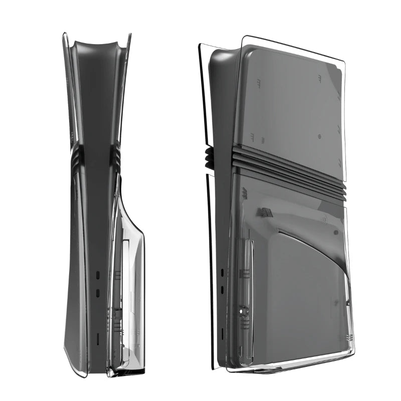 Protective Transparent Faceplate Shell for PlayStation 5 Pro Disc Edition