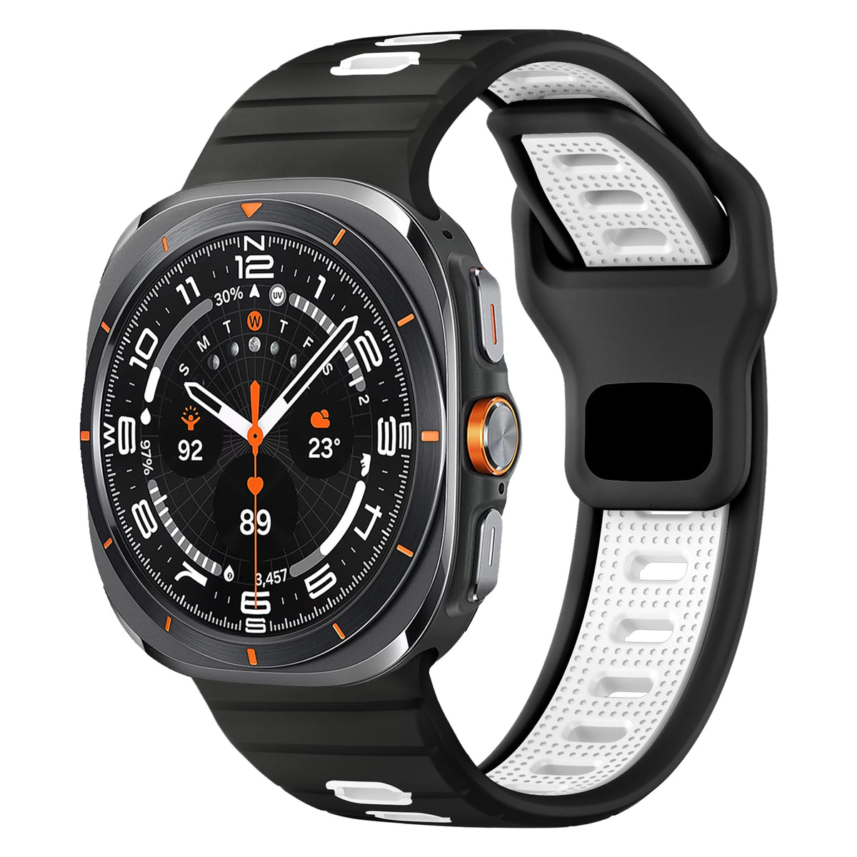Perforated Silicone Sports Band for Samsung Galaxy Watch Ultra 2