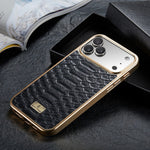 Premium Plating Leather Protective Case for iPhone 17 Series