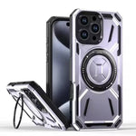 Heavy-Duty Shockproof Armor MagSafe Case with Ring Stand for iPhone 16 Series