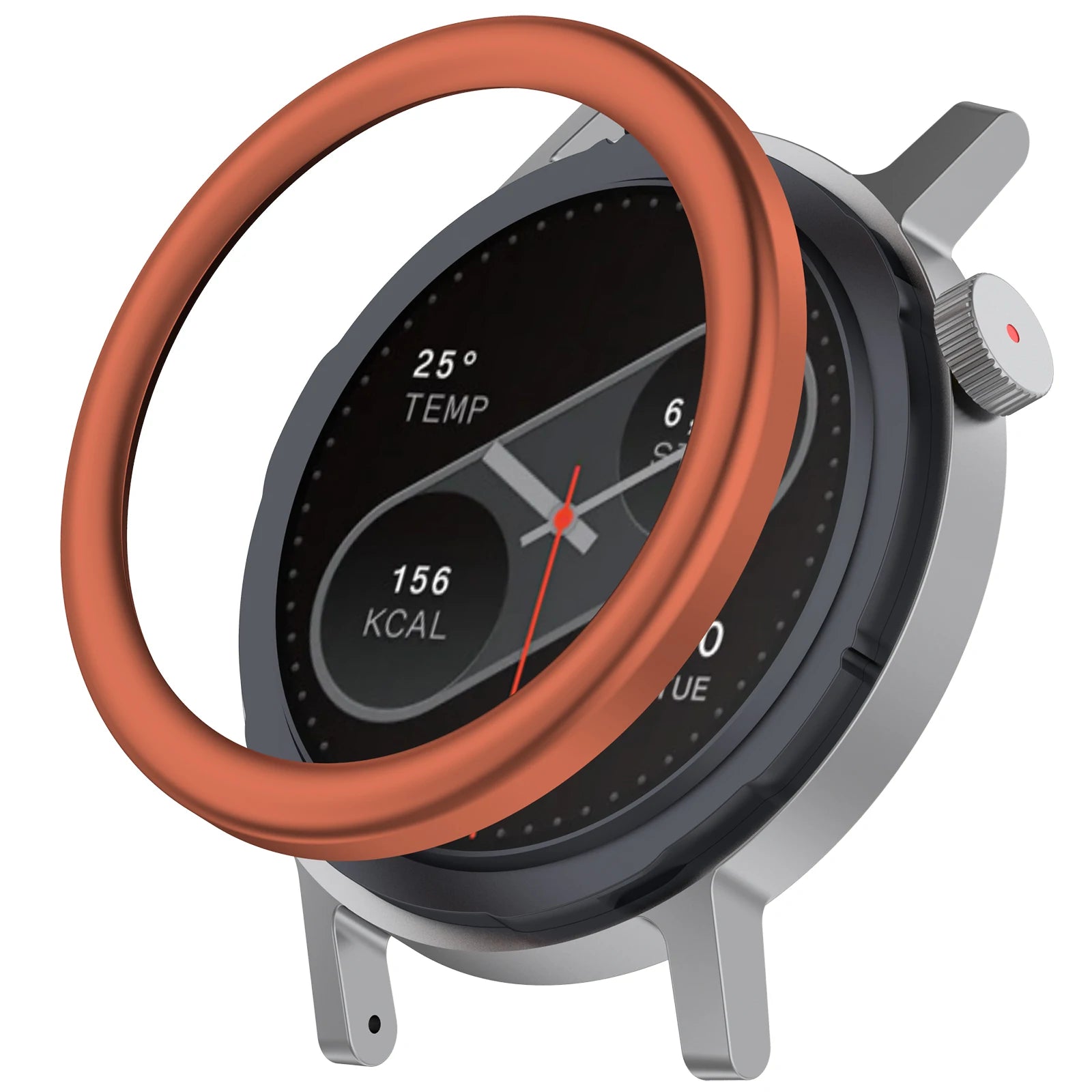 Metal Bezel Ring & Tempered Glass for Nothing CMF Watch Pro 2 Protector