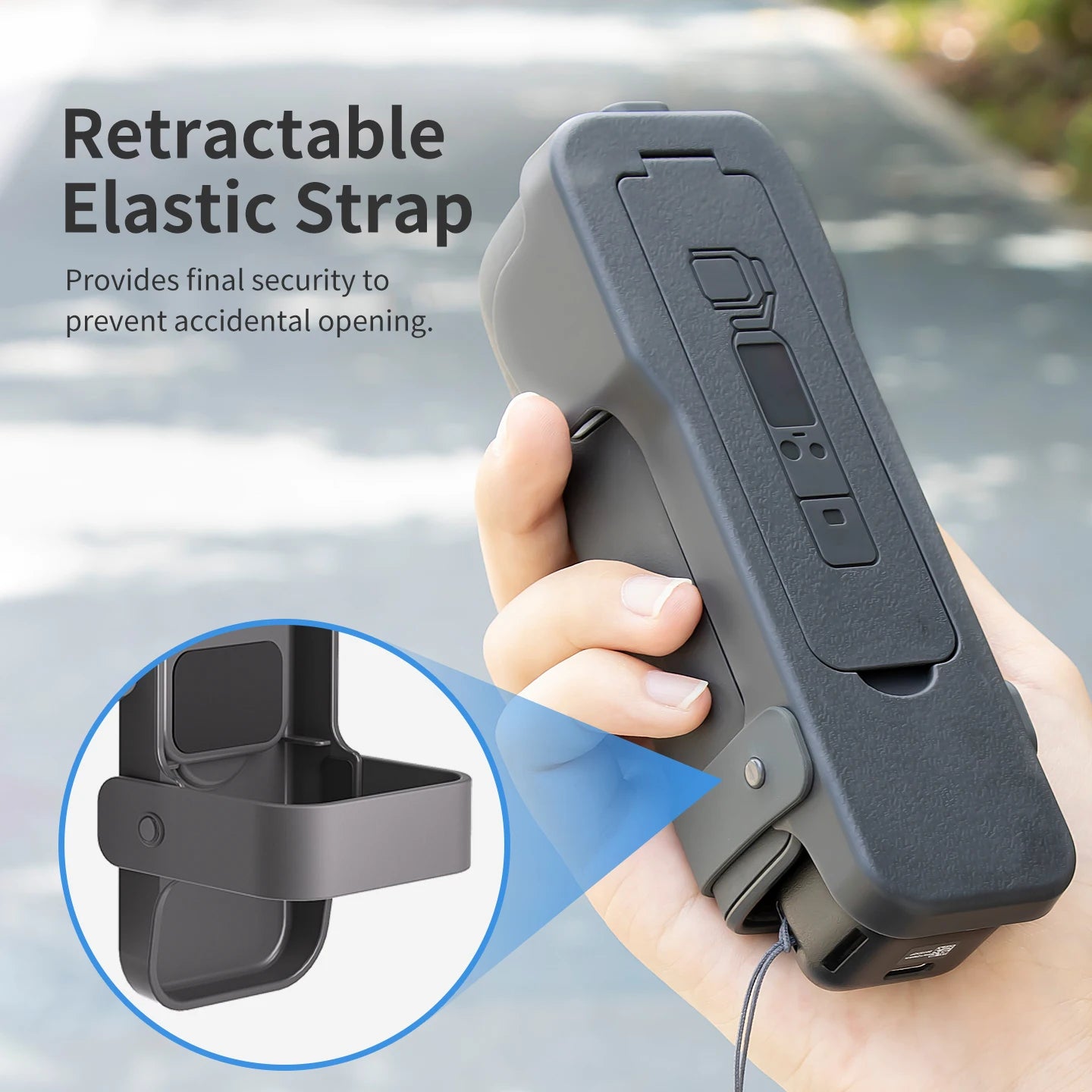 DJI Osmo Pocket 3 Protective Case with Fixed Retention Strap