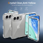 Transparent Polycarbonate Case with Anti-Yellow Treatment for iPhone Duo