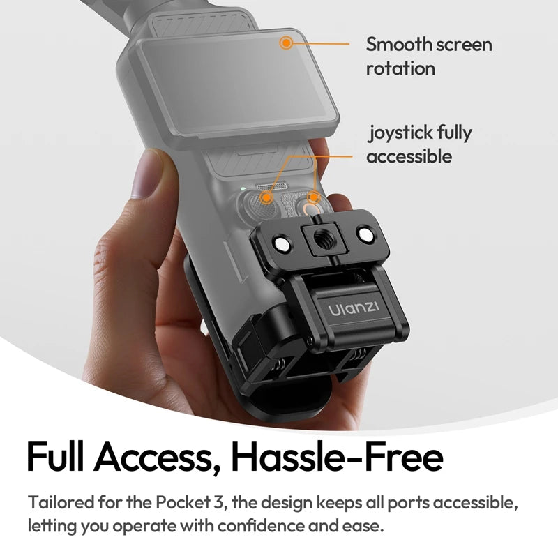 Ulanzi PK16 Magnetic Grip Adapter with 1/4'' Mount for Action Cameras