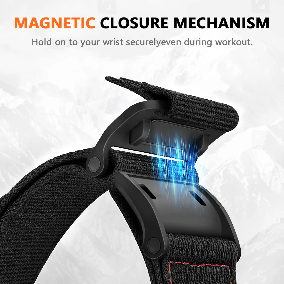 Lightweight Magnetic Buckle Nylon Band for Apple Watch