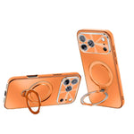 Luxury Business MagSafe Case with 360° Rotating Bracket for iPhone 17 Series
