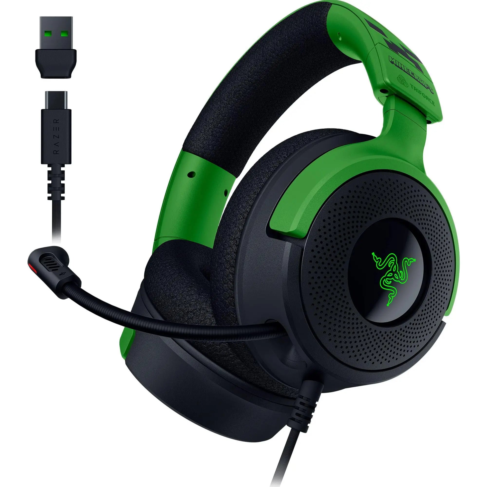 Razer Kraken V4 X Minecraft Edition Wired Gaming Headset