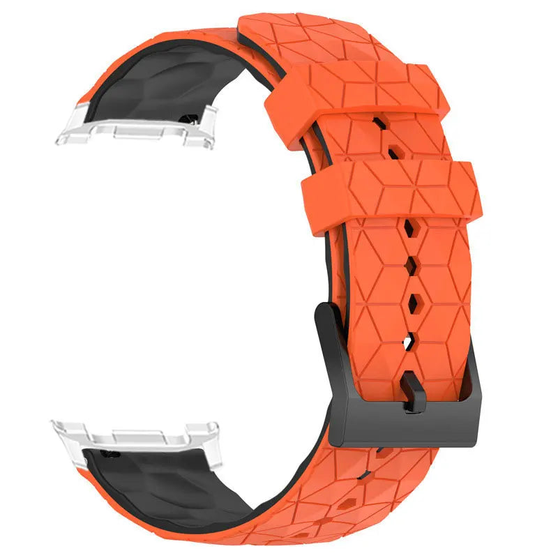 Soft Silicone Football Pattern Watchband for Samsung Galaxy Watch 8 / Galaxy Watch 8 Classic