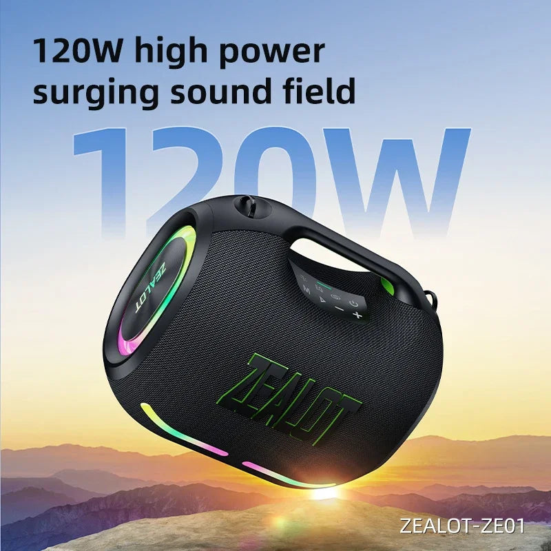 ZEALOT ZE01 120W Portable Bluetooth Speaker