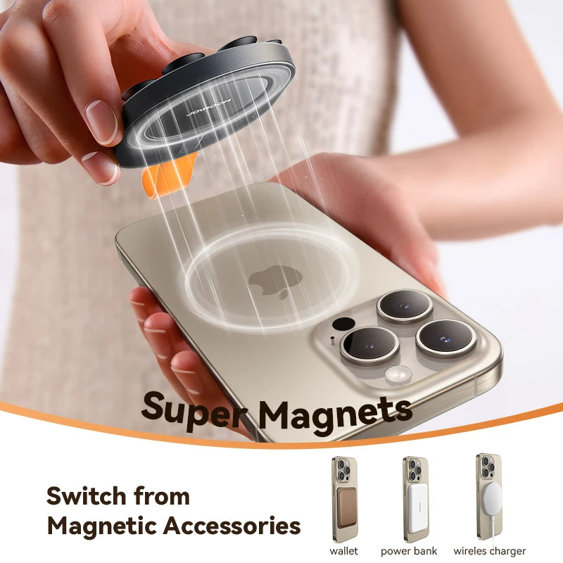 Upgraded Magnetic Suction Phone Grip & Mount