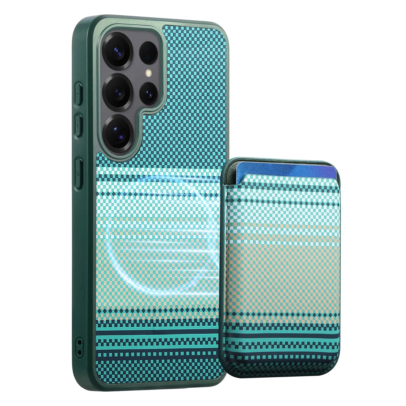 Magnetic Gradient Case with Detachable Wallet for Samsung Galaxy S26 Series