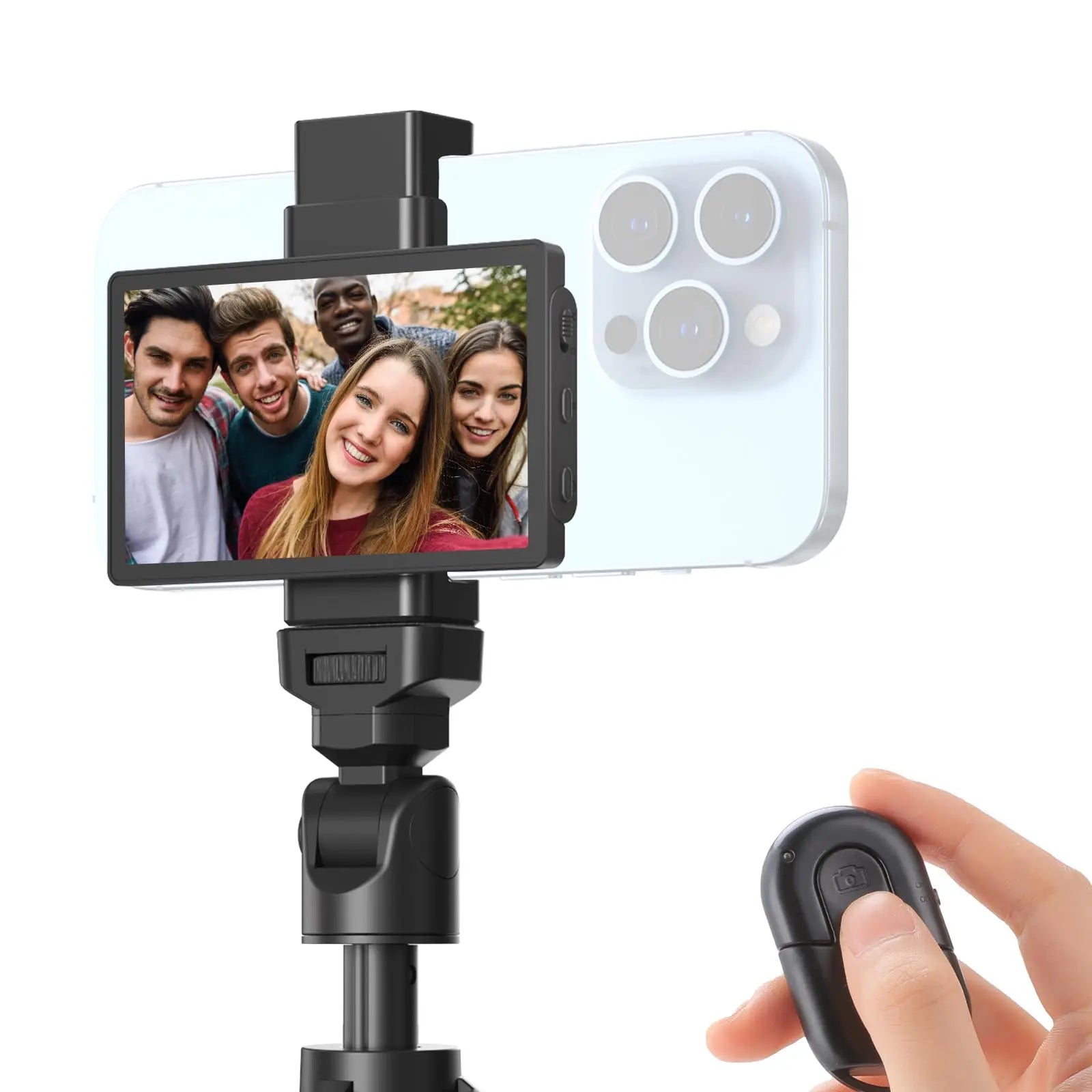 Kingma Vlog Selfie Phone Monitor Screen with Rear Camera for Selfies