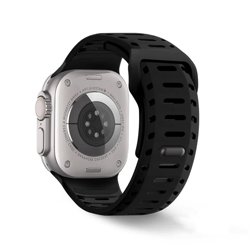 Premium Silicone Breathable Band for Apple Watch