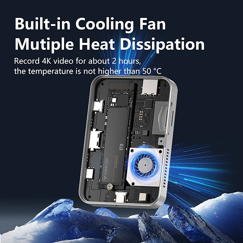 Blueendless Magnetic M.2 NVME SSD Docking Hub