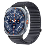 Breathable Nylon Watch Strap with Hook-and-Loop Fastener for Samsung Galaxy Watch Ultra 2