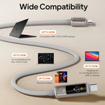 CABLETIME 240W USB-C Cable With Digital Display