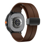 Silicone Magnetic Buckle Strap for Samsung Galaxy Watch 8 /  Galaxy Watch 8 Classic