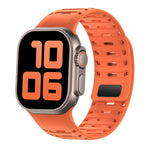 Breathable Magnetic Silicone Strap for Apple Watch