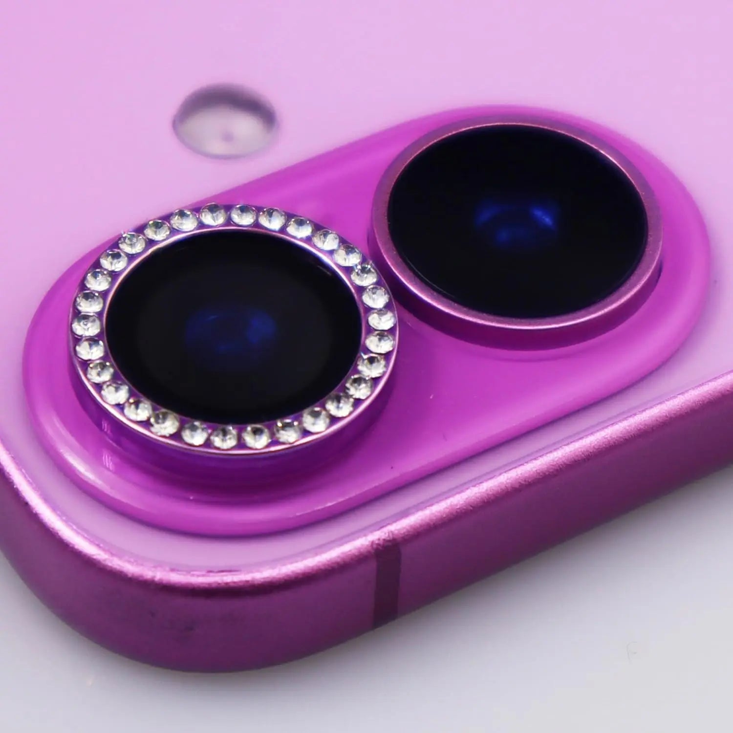Bling Glitter Diamond Rhinestone Camera Lens Protector for iPhone 16 / 16 Plus