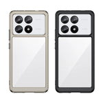 Luxury Clear Silicone Bumper Shockproof Phone Case for Xiaomi POCO X6 and POCO X6 Pro