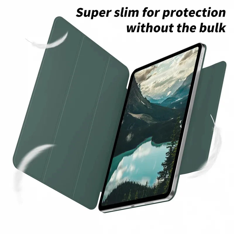 Slim Magnetic Detachable Folio Case with Pencil Slot for iPad Pro M4 (2024)