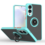 Shockproof Armor Matte Magnetic Case with Ring Stand for Samsung Galaxy S25 Edge