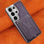 Shockproof Magnetic Leather Case with Removable Card Holder for Samsung Galaxy S26 Series