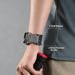 Nylon Magnetic Slide Buckle Band with Titanium Closure for Apple Watch