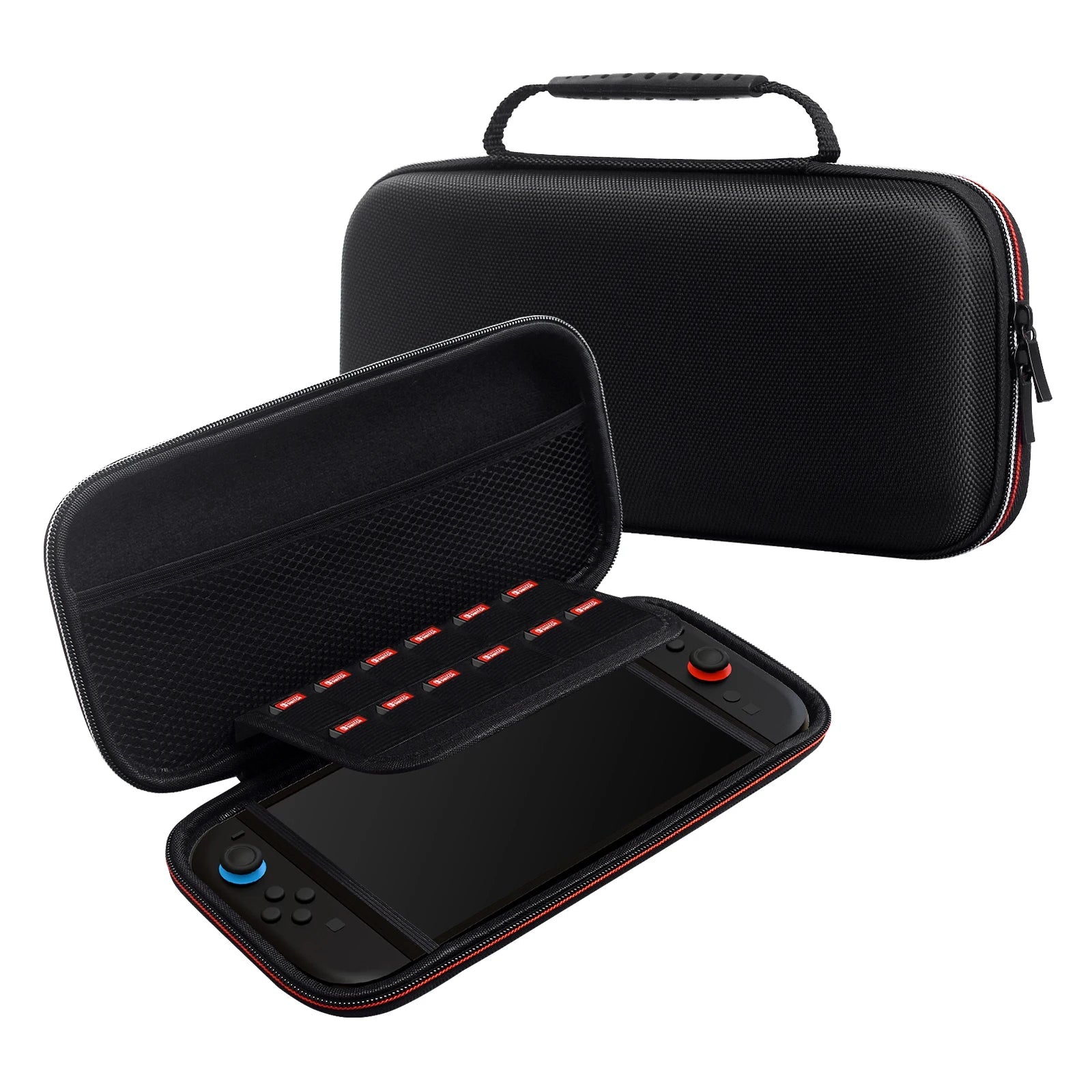 Hard Shell Carrying Case & Accessories Storage for Nintendo Switch 2