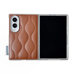 Premium Wave Texture Leather Protective Case for Samsung Galaxy Z Fold 8