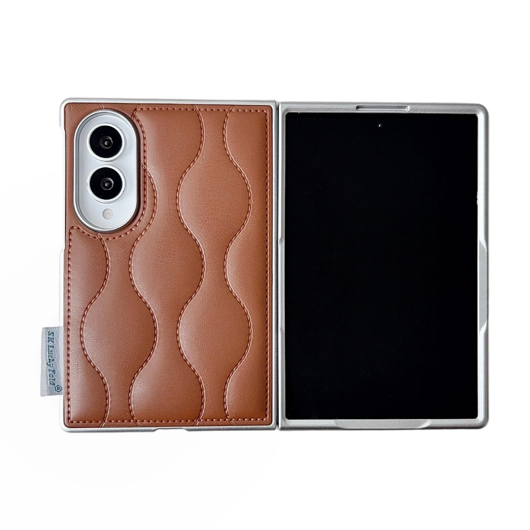 Premium Wave Texture Leather Protective Case for Samsung Galaxy Z Fold 8