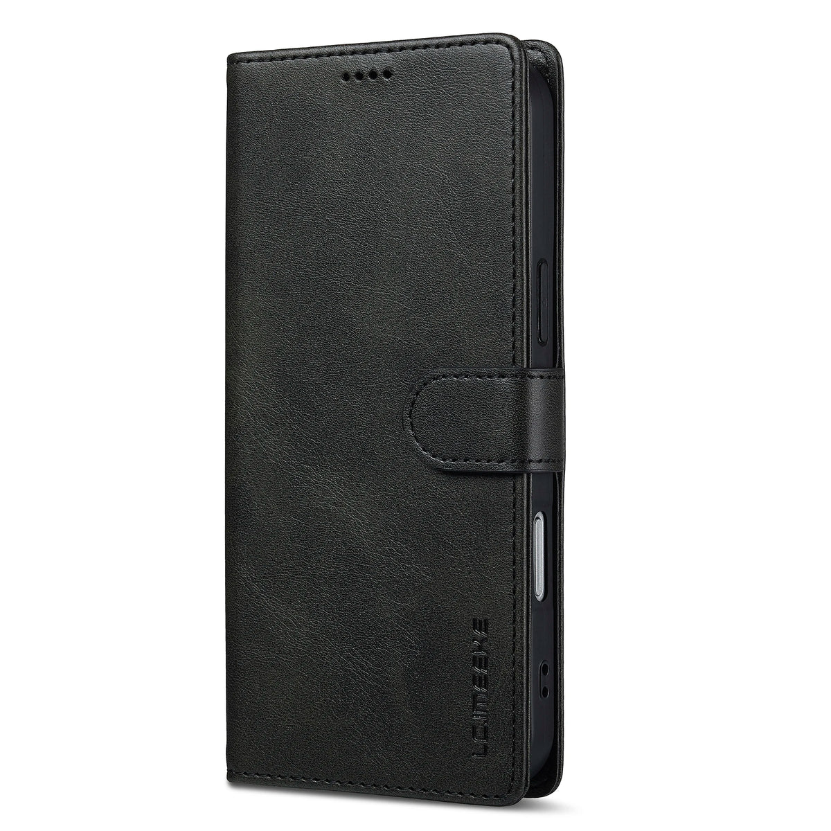 Leather Wallet Case with Magnetic Buckle Closure for iPhone 18 Series