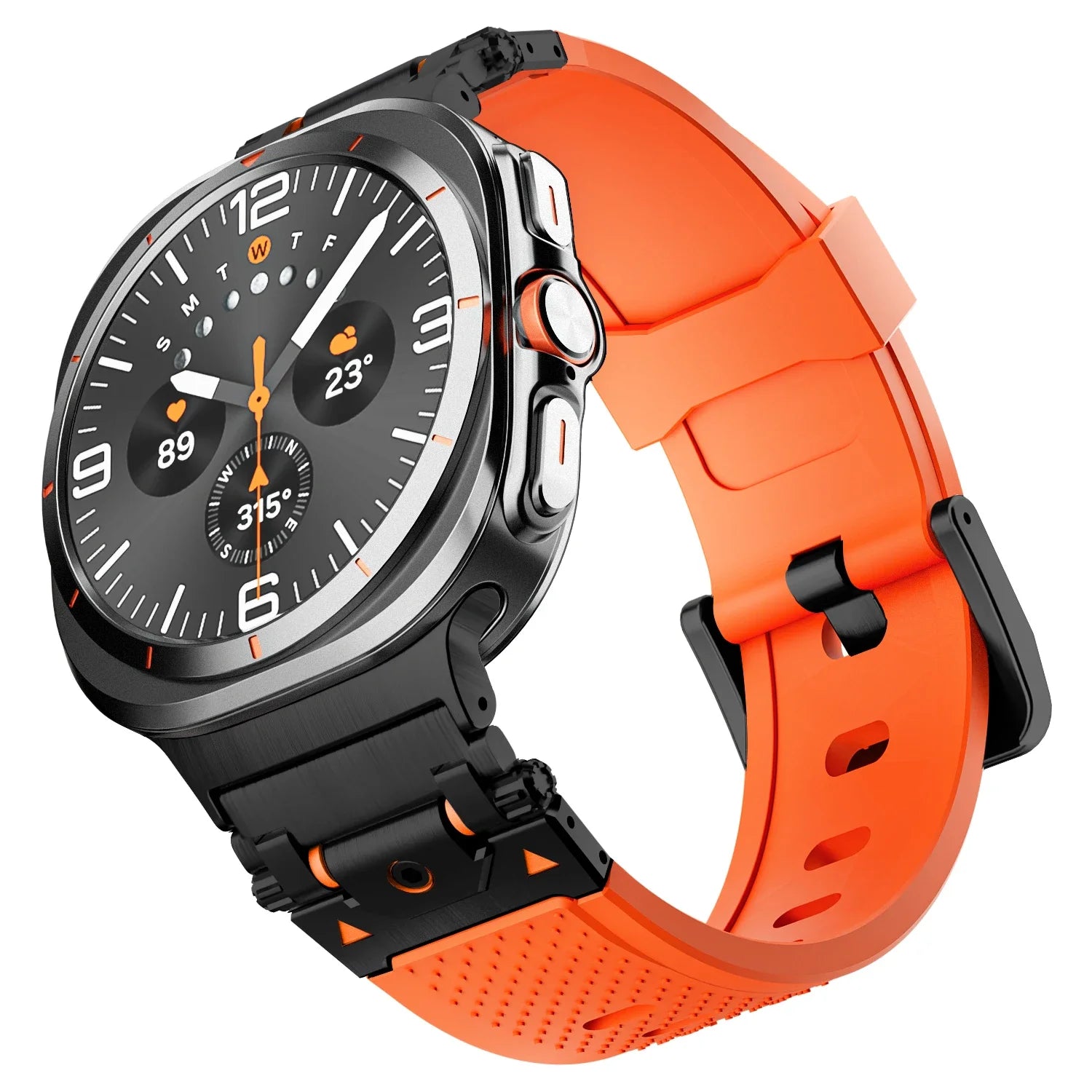 Rugged TPU Silicone Band for Samsung Galaxy Watch Ultra