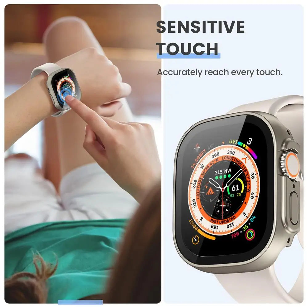 Protective Waterproof Shell with Screen Guard for Apple Watch