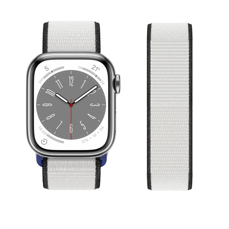 Breathable Flag Color Nylon Loop Wristband for Apple Watch