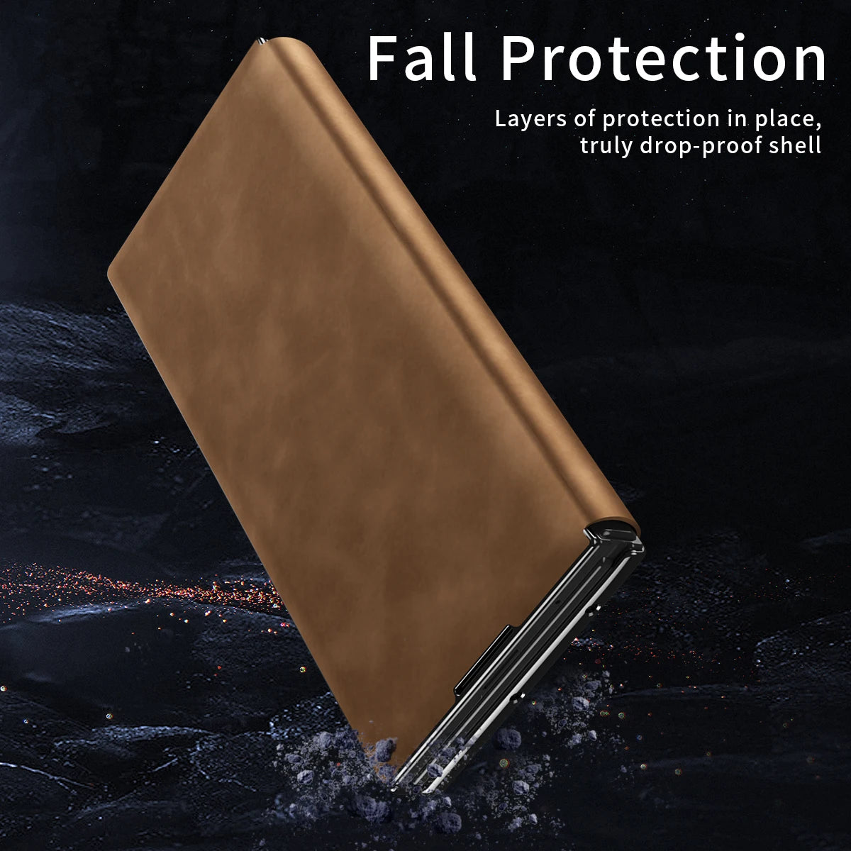 Samsung Galaxy Z TriFold Magnetic Leather Case
